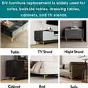 Gold Metal Furniture Legs, 7 Inch Set of 4, Heavy Duty Triangle Feet with Pads and Screws, Replacement for Sofa Cabinet Couch Chair Dresser