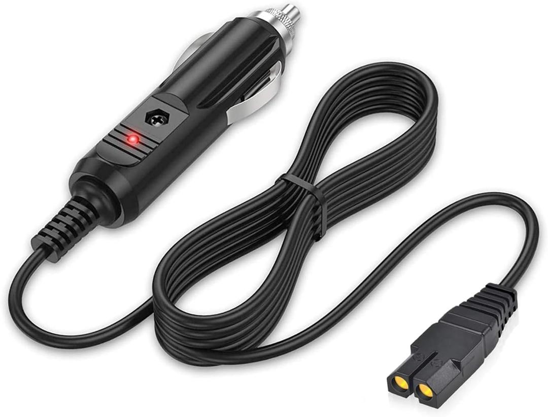 12V Car DC Power Cord Compatible with Igloo Cool Chill, Iceless TE Thermoelectric Cooler, Replacement Car Adapter 25121 for Igloo Electric Cooler. (10FT)