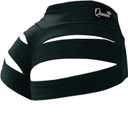 Women Sexy Cutout Underwear Retro Sports Yoga Booty Shorts Club Dance Night Wear (XX-Large, Style6-black)