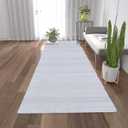 Antep Rugs Natural 2x6 Indoor Hand Woven Fiber Jute Runner Rug (Off White, 2'6" x 6')