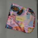 Ekouaer Women's Satin Pajamas Set Button Down 2 Piece Silk Pjs Shorts Set Ruffle Lingerie Notch Collar Sleepwear (Large, Cat Collection)