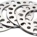6mm 8x6.5 8x170 8x180 Wheel Spacers Compatible with 8 Lug Ford Chevy GmC Dodge Ram, 1/4 inch 8x165.1 mm Universal Wheel Spacers, Pack of 4
