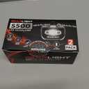 LED Headlamp Battery Powered 2-pack | Head Lamp Running Hunting Camping Fishing Hiking with Red Light and Adjustable Headband - Bright Headlamp 7 Modes Forehead Head Lamp (Batteries Not Included)