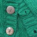 EXPAWLORER Cat Sweater Cardigan - Stylish Knitted Cat Clothes, British Style Soft Puppy Sweater with Sleeve Warm Pet Clothing Knitwear, Fall and Winter Kitten Coat for Girl Boy Cats, Green Medium