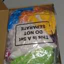 6.6ft Feather Boas & 8 Paper Crowns with Sticker Dress up Party Kit for Birthday Wedding Halloween Costume Decor (Rainbow)