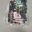 6 Pairs Christmas Kids Bike Gloves Gift Cute Fingerless Gymnastics Workout Golf Gloves for Girls Boys (Black)