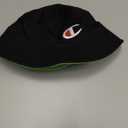 Champion Men's Garment Washed Dome Reversible Bucket Hat (Large-X-Large, Black/Green)