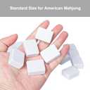 Blank Mahjong Tiles Set, 32 Pieces, Suitable for 1.2 "(30mm) Standard Size American Mahjong Tiles, Replace Lost Tiles & Can Be Used Together with Mahjong Stickers (Stickers Not Included)