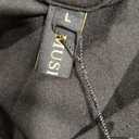 MUSHARE Women's V Neck Sleeveless Split Formal Dress Cocktail Party Prom Long Dresses (Black, L)
