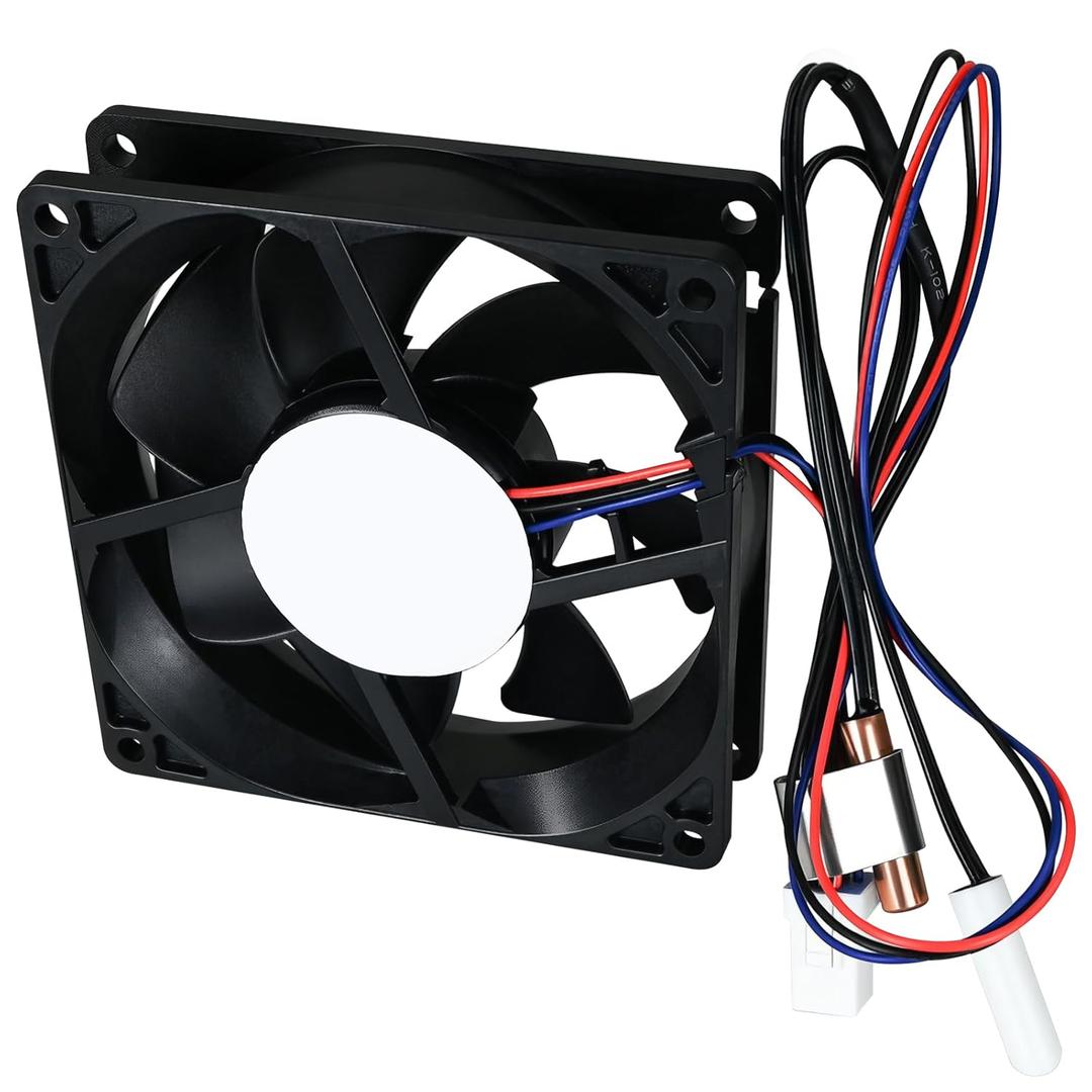 W11087438 Refrigerator Evaporator Fan Motor Compatible with Whirlpool, KitchenAid, Maytag, Replaces 4534150, W10727641, W10799016