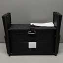 Dog Stairs for Car - Foldable Dog Ramps for Large Dogs with Non Slip Surface, Portable Dog Steps for Cars and SUV, Truck, Support Up to 200 Lbs (Black)