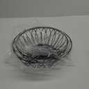 Fruit Stand Vegetables Basket Counter Top Fruit Basket Bowl Storage for Kitchen Home Metal Cast Iron (2 Tier-Black)