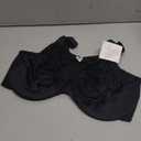 DotVol Women's Plus Size Front Closure Non Padded Underwire Posture Back Everyday Bra (38G, Black)
