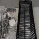 MIAOLI Over The Door Pantry Organizers and Storage, 6-Tier Spice Rack, Home & Kitchen Storage Shelves for Cabinet, Large Capacity Hanging Seasoning Organizer, Laundry Room Organization, Black