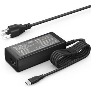 65W USB C Laptop Charger Compatible with HP chromebook/Compatible with Lenovo/Compatible with Dell/Compatible with Acer/Compatible with Asus and More Chromebook Type C Power Cord