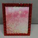 Isaac Jacobs Decorative Sparkling Red Jewel Picture Frame, Photo Display & Home Dcor (8x10, Red)