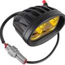 E-Bike LED Headlight for Rad Power Bikes Mini Rover Expand Runner, High Output E-Bike LED Lights Head Light with Mounting Bracket and E-Bike Plug, Plug and Play | Brighter | Waterproof