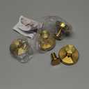 Shower Suction Cup Hooks, Heavy Duty Bathroom Wall Hooks for Towels, Robes, Loofahs, Removable Metal Hook for Tile Glass Mirror, No Drill (4 Pack, Gold)