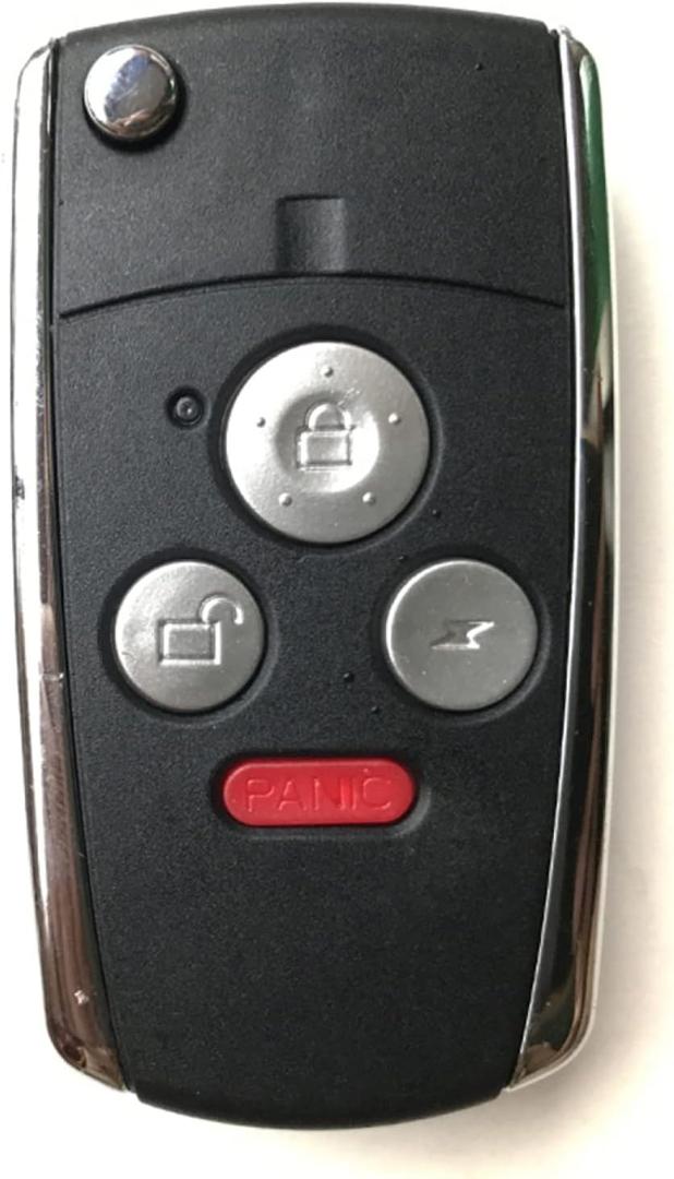 Remote Control Car Key Case 2/3/4 Buttons Flip Folding Key Shell Car Remote Key Fob Cover Blank Fob Uncut Blade, for CRV Accord Civic Odysse,2 Buttons