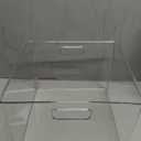 ClearSpace Clear Plastic Storage Bins  XL 4 Pack Perfect for Kitchen,Fridge, Pantry Organization, Cabinet Organizers