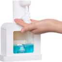 Cute Automatic foaming Soap Dispenser, White, Sensor Hand sanitizer Dispenser Wall Mount for Bathroom& Kitchen Kids Rechargeable countertop refillable soap Dispenser touchless with Tray(White)