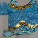 Funna Costume for Women Princess Dress Up Outfit Party Supplies Blue, Small/4-6