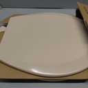 Bemis 500EC Durable Wood Toilet Seat with Easy Clean Hinges, Made in USA, Round, Biscuit