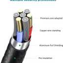 Type C Electric Spin Scrubber Cleaning Brush Charger for Yesayce, TUYU, Leebein, Keimi, momk, Bomves ANS-8050, YKYI, Highyes Electric Spin Scrubber Charger Charging Cable Cord