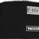 Vaultz Money Bag with Lock - 5 x 8 Inches, Men & Women's Locking Accessories Pouch for Cash, Bank Deposits, Wallet, Medicine, Phone and Credit Cards - Black
