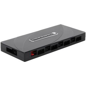 Thermalright Fan and ARGB HUB8 Hub Controller Support 8 Groups of Fans,3Pin PC ARGB Fan Controller,PWM Fan Hub,SATA Power Cord Direct Input(12V 4pin RGB is not Supported),SATA Cable not Included