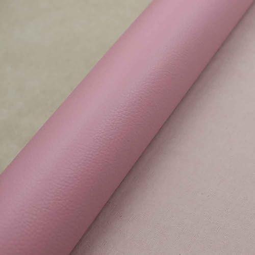 KYATON Leather Repair Patch Tape Large Self Adhesive Leather Sofa, Car Seat, Leather Furniture, Vinyl Repair Patch Kit (19x10 inch,Rosered)