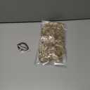 CJL HAIR 2PCS Messy Bun Hair Pieces Wavy Curly Synthetic Updo Chignon Fake Scrunchies Ponytail Extension for Women Sunny Blonde