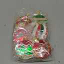 WILLBOND Christmas Ball Ornaments Napkin Rings Set of 12 Christmas Napkin Rings Holders for Table Decoration Accessories, Dinner Parties, Weddings, Thanksgiving(Classic Style,Red, Green, White)