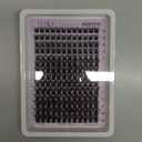 ALICE Lash Clsusters Kit Wispy Cluster Eyelash Extension Kit 168pcs 10-18mm Natural Lash Extension Kit Thin Band Individual Lashes Kit with Lash Glue Bond and Seal DIY at Home