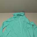 Womens UPF 50+ Sun Protection Hoodie Shirts Lightweight Quick Dry Long Sleeve Zip Jacket with Pocket Hiking Outdoor,Mint Green, Large