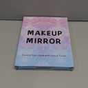 Rechargeable Vanity Mirror with Lights,10"7.8" Arched LED Makeup Mirror with Lights, Smart Touch Control Dimmable 3 Modes Light up Mirror for Dorm Desk Dressing Room,Gift for Women (White)