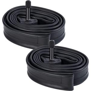 26x1 3/8 (37-590) Heavy Duty Bike Tubes AV32MM Schrader Valve Bicycle Tubes Premium Butyl Rubber Compatible with 26x1 3-8 26 x 1 3/8 Road,Gravel,City Bike Bicycle Tire Tubes 2-PCS