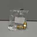 Legines Brass Reducing Hex Nipple, 1/2" NPT Male x 3/8" NPT Male Straight Connector Pipe Fitting 1200psi (Pack of 2)