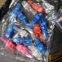 Valentines Day Gifts for Kids, 28 Pack LED Finger Lights with Space Astronaut themed Valentines Cards for Classroom, Finger Flashlights Light Up Toys for Kids Bulk Preschool Valentines Gifts