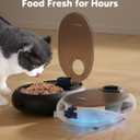 WOPET Automatic Cat Feeder, 48-Hour Timed Pet Food Dispenser with Ice Pack for Freshness, Yogurt & Canned Meals Perfect for Cats, Kittens & Small Dogs