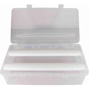 Two Rod Bangle Box For Women,Boxes For Storage Plastic Big Size,Jewellery Box For Travelling,Bride,Poratble Chudi Organizer For Travel,Transparent Organiser. (2 RODS)