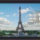 upsimples 8x20 Picture Frame, Display Pictures 5x10 with Mat or 8 x 20 Without, Wall Hanging Photo Frames, Black, 1 Pack