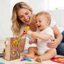 Montessori Toys for Boys and Girls Aged 2-4, Toddler Fine Motor Skills Learning, Wooden Bird Feeding Game