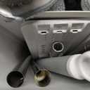 HoMettler Mop and Bucket Set, 3-Tank Flat Mop and Bucket System for Separate Dirty & Clean Water, 65" Mops for Floor Cleaning with 4 Washable Pads, Safe for Hardwood, Vinyl, Tile, Baseboards, Walls