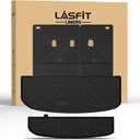 LASFIT Cargo Trunk Mat & Backrest Mats for Hyundai Palisade 2025 2024 2023 2022 2021 2020 All Weather TPE Custom Fit Car Trunk Mats Cargo Liner & Seatback Mats Accessoires, Black