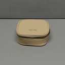 Mini Makeup Bag with Led Mirror,Small Travel Make up Bag 3 Light Modes Adjustable Brightness, for Women Organizer Cosmetic Bag, Portable Travel Train Toiletry Bag, for Pool Parties Work Touch-Ups (Beige)