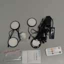 WOBANE LED Under Cabinet Lights, Black Puck Lights, 9W 700Lumens, Remote Control, Dimmable Counter Lighting for Kitchen, Closet, Shelf, 2700K Warm White,Super Bright,Timing, Ultra Thin, Set of 4