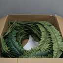 Waipfaru 60'' Large Fake Ferns, UV Resistant Artificial Outdoor Plants, Faux Greenery Plants, Realistic Boston Ferns with 96 Fronds for Front Porch Home Garden Forest Patio Decor
