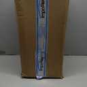 Elly Dcor 22 inch Tall Plastic Planter with Drainage, Large Square Modern Pot, Lightweight,Extremely Durable for Outdoor, Indoors 22" x 12" Black