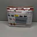 Homemate Electric Heated Blanket Twin Size - 62"x84" Heating Blanket Twin Size 1/2/4/6/8 Hours Auto-Off 10 Heat Level Over-Heat Protection Flannel Sherpa ETL Certification (01 - Light Grey)